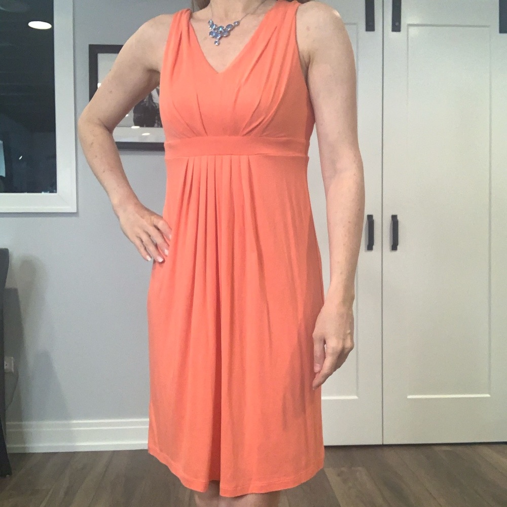Coral summer dress